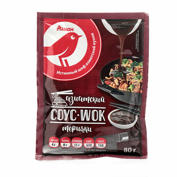 Соус терияки АШАН Красная птица азиатский