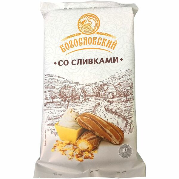 Пряники Богословский со сливками заварные, 240г