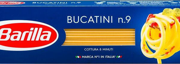 Макаронные изделия Barilla Bucatini n.9 из твёрдых сортов пшеницы, 400г