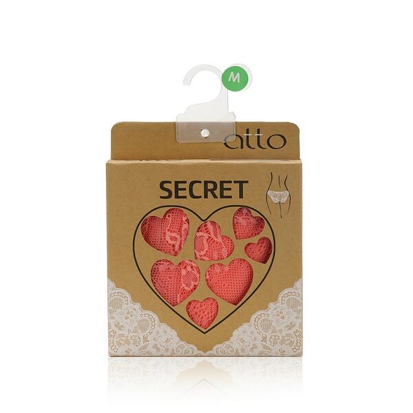 Женские трусы - бразильяно Atto Secret, Коралловый, M