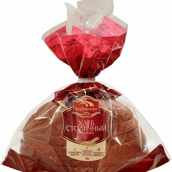 Хлеб Черемушки Столичный нарезанный 330г