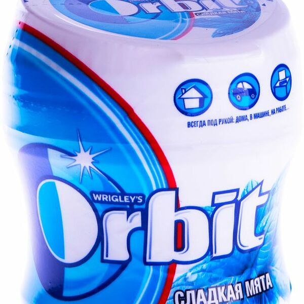 Жевательная резинка Orbit Сладкая мята, 54.4г