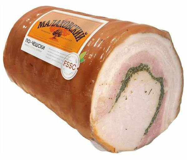 Свинина варено-копченая Малаховский мясокомбинат По-Чешски