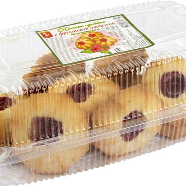 Печенье сдобное ЗАО Хлеб с фруктовой отделкой