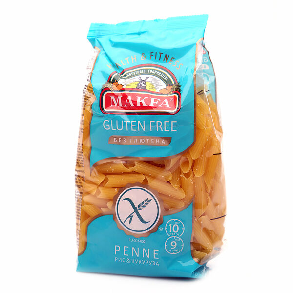 Макаронные изделия безглютеновые - пенне ТМ Makfa (Макфа)