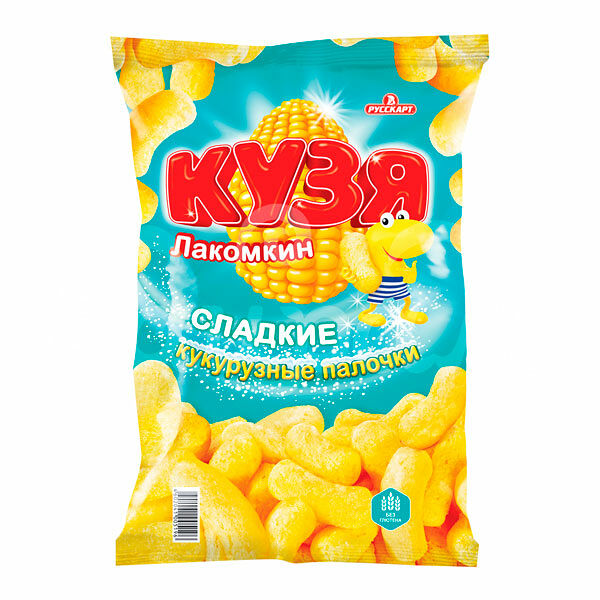 Палочки кукурузные Кузя Лакомкин 140гр пакет