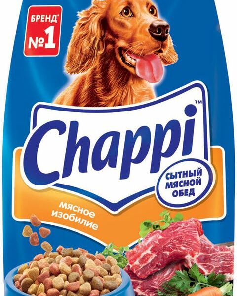 Корм сухой Chappi Мясное изобилие с овощами и травами для взрослых собак 2.5кг