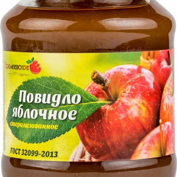 Повидло Еремеевское яблочное стерилизованное 600 г