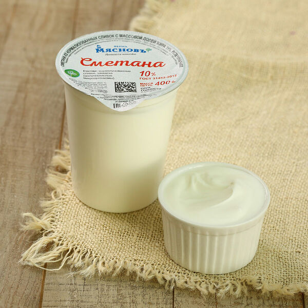 Сметана 10% гост МясновЪ Ферма