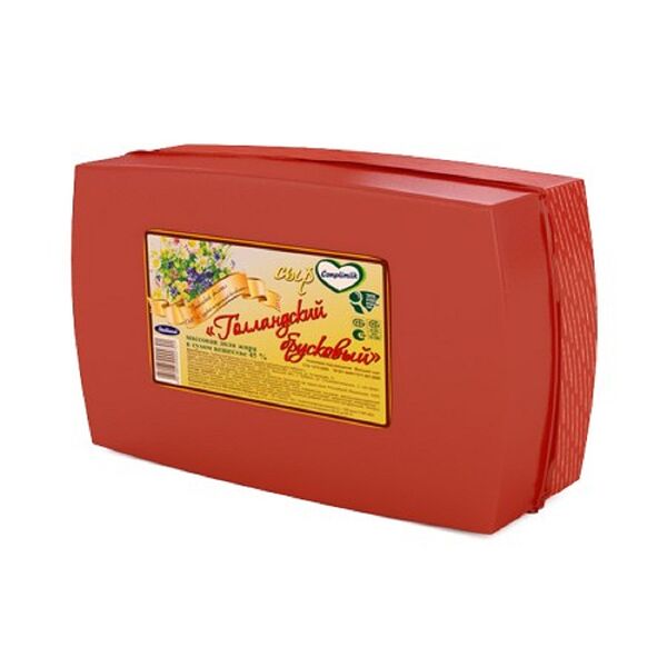 Сыр п/тв. Голландский жир. 45% вес евроблок