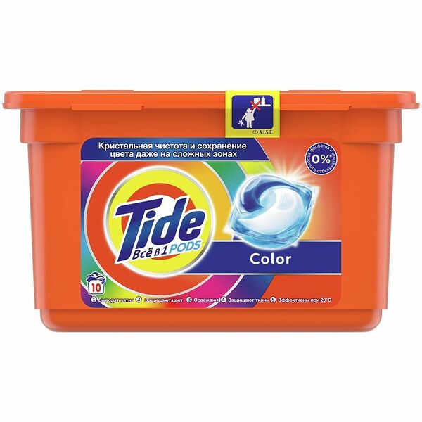 Капсулы для стирки Tide Color 10 шт