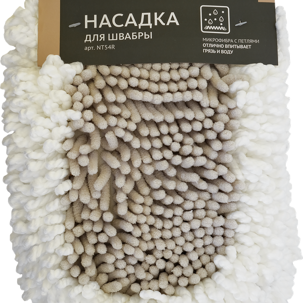 Насадка для швабры HOMECLUB Practik, микрофибра, 42x12см