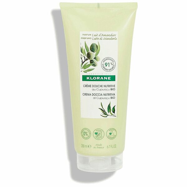 Крем для душа Klorane с молочком миндаля и органическим маслом Купуасу 200 мл 