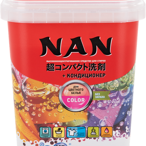 Стиральный порошок NAN для цветного белья высококонцентрированный