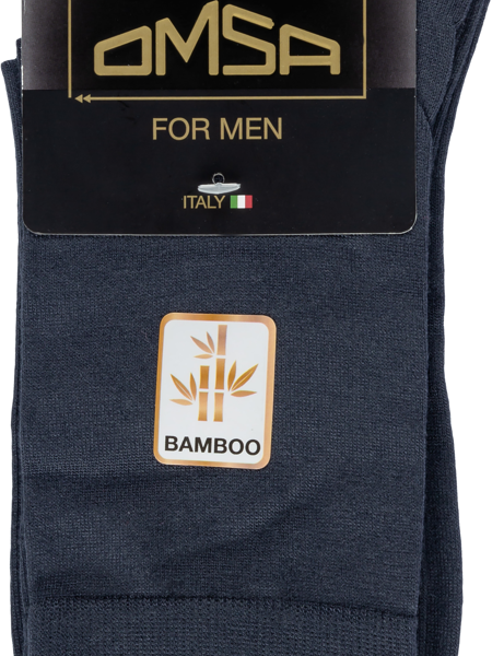 Носки мужские Omsa classic bamboo гладь всесезон grigio scuro арт205