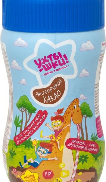 Какао-напиток Ухтышки с витаминами 300г