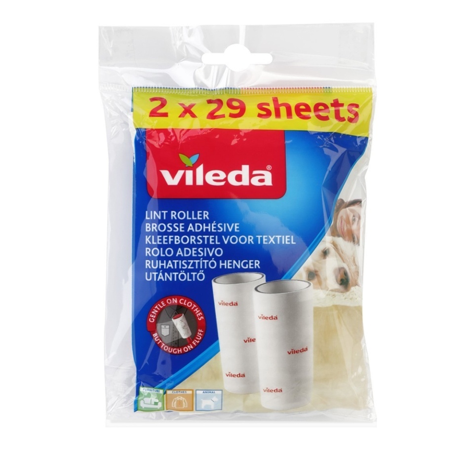 

Ролик для чистки одежды Vileda сменный, 2 шт.