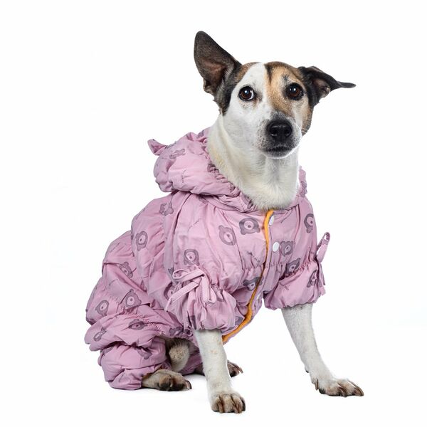 Комбинезон для собак XL розовый (девочка)