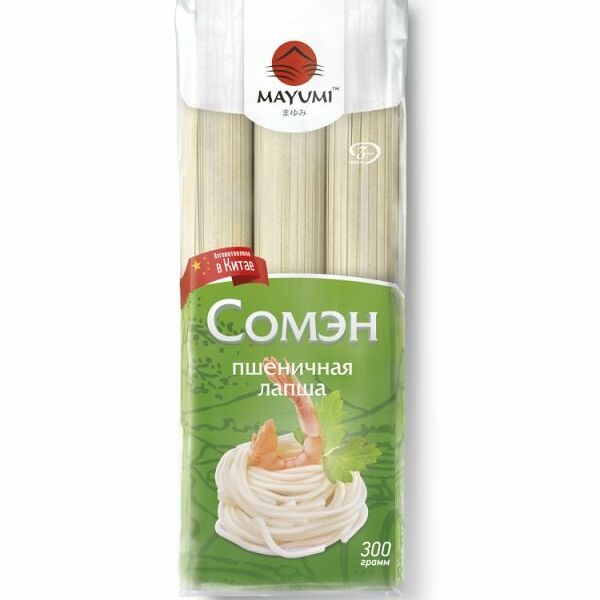 Лапша MAYUMI пшеничная Сомэн