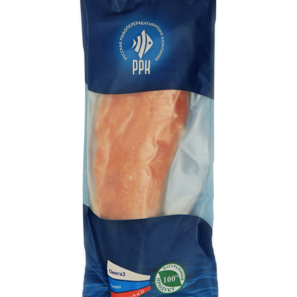 Кета РРК мороженая филе на коже 500 г