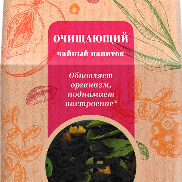 Чай травяной Магнит образ жизни Очищающий 75г