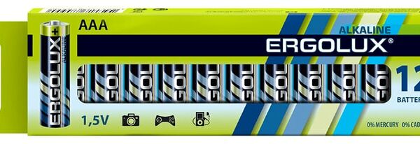 Батарейки Ergolux ААА 12шт