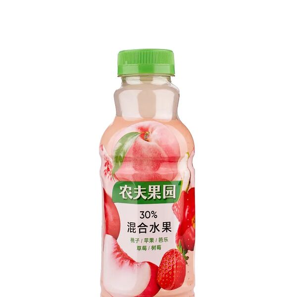 Напиток сокосодержащий Nongfu Spring персик, клубника, гуава, яблоко, малина, 450мл