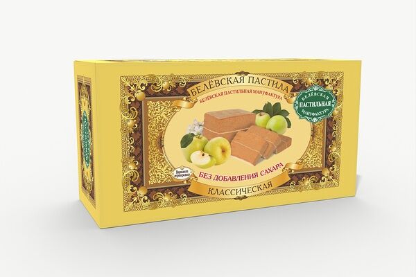 Пастила Белевская 100гр без Сахара карт/уп