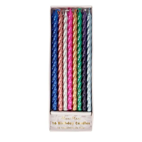 Свечи восковые Meri Meri сосулька 