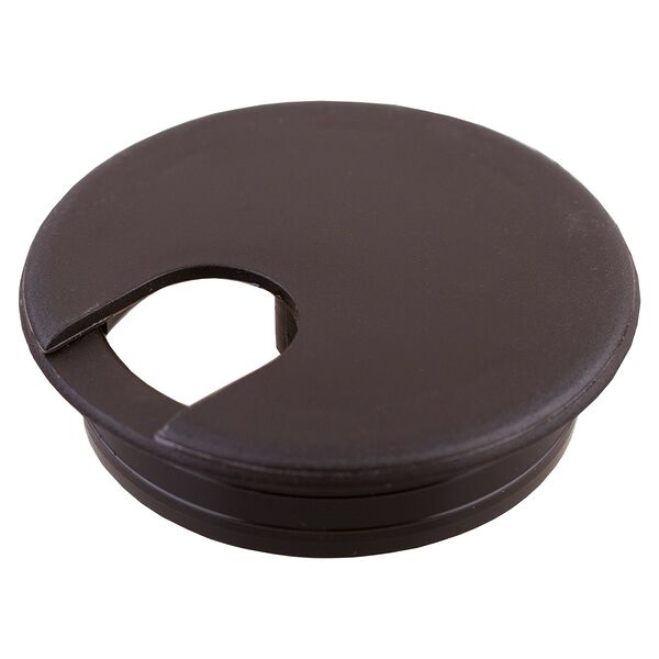 Заглушки ELEMENT для стола кабель-канал, коричневый, пластик