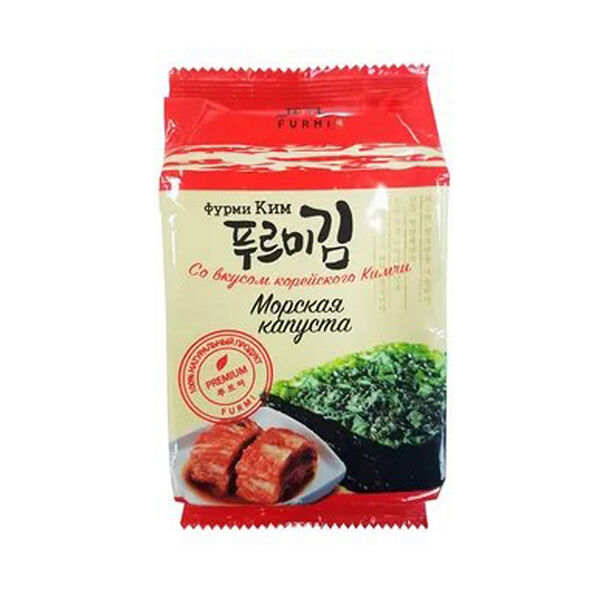 Морская капуста Furmi Kim со вкусом корейского кимчи 5 г