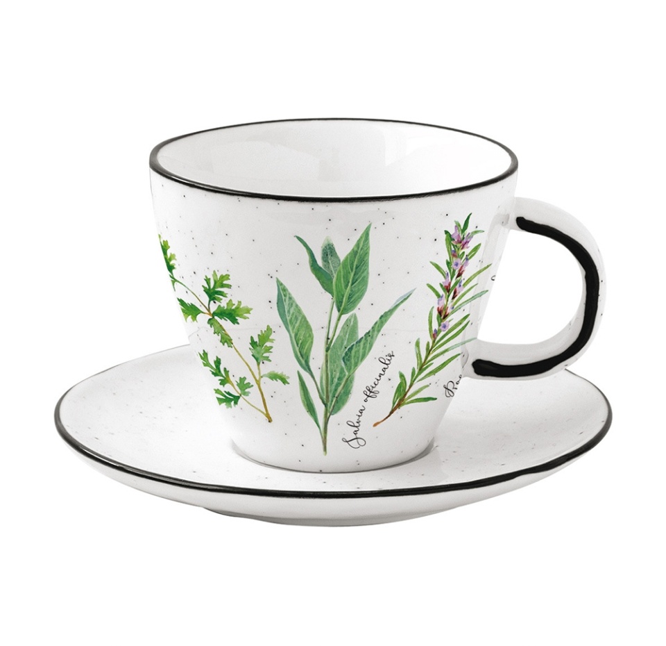 

Чашка с блюдцем Easy Life Herbarium 0.25 л