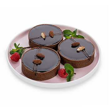 Тарталетка «Шоколадная» с карамелью «Азбука вкуса», 110 г