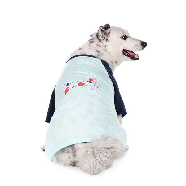 Футболка для собак 45см 2XL голубой (унисекс)