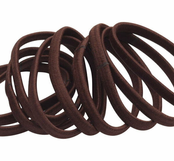 ГУРМАНДИЗ Набор резинок для волос коричневый, 10 шт.