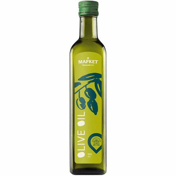 Масло оливковое рафинированное + нерафинированное Маркет Перекрёсток