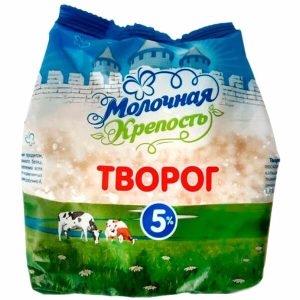 Творог Молочная Крепость 5%