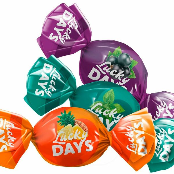  Карамель Lucky days мини ассорти, вес