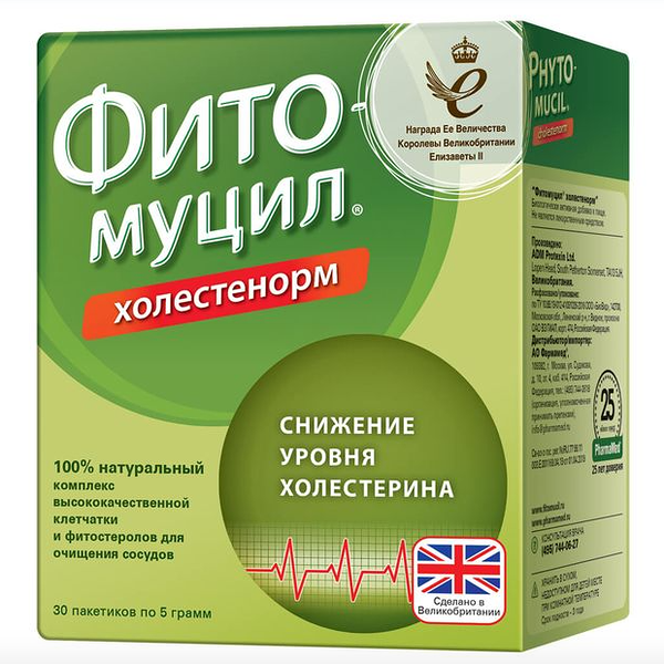 Фитомуцил Холестенорм порошок для приема внутрь 5 г 30 шт