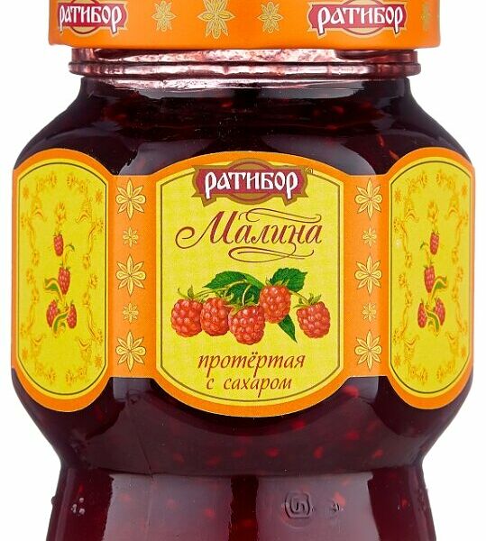 Варенье Ратибор малина протертая с сахаром