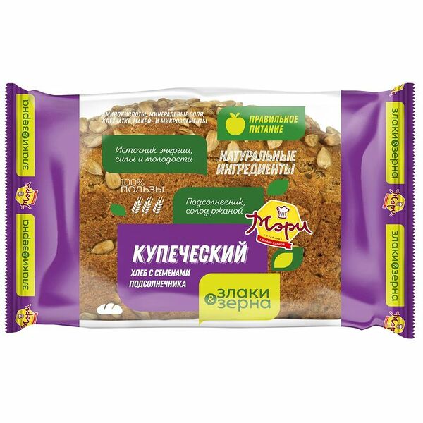 Хлеб Мэри Купеческий формовой с семенами подсолнечника