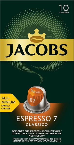 Кофе в капсулах Jacobs Espresso #7 Classico, 10х