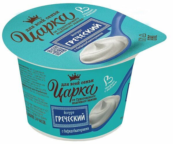 Йогурт греческий Царка 6% 140 г
