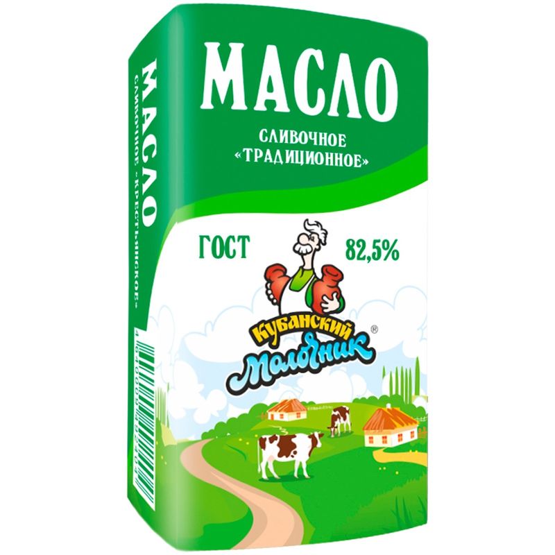 

Масло 82,5% ТМ Кубанский молочник