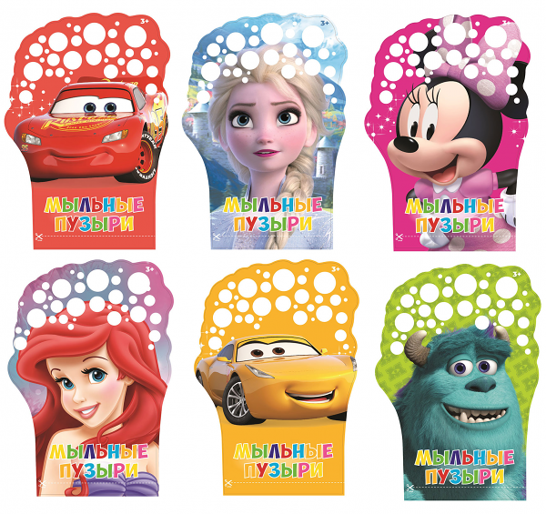 Мыльные пузыри Centrum Disney Перчатка 3+, в ассортименте
