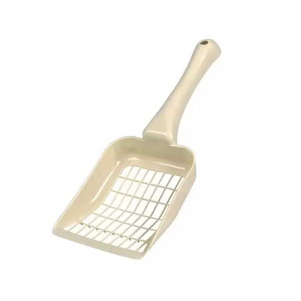 Совок для кошачьего туалета Homecat сетчатый бежевый-перламутр 26х10х4.5