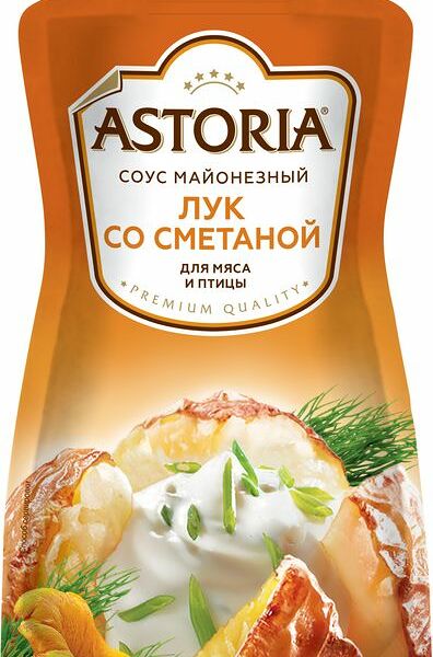 Соус майонезный Astoria Лук со сметаной 