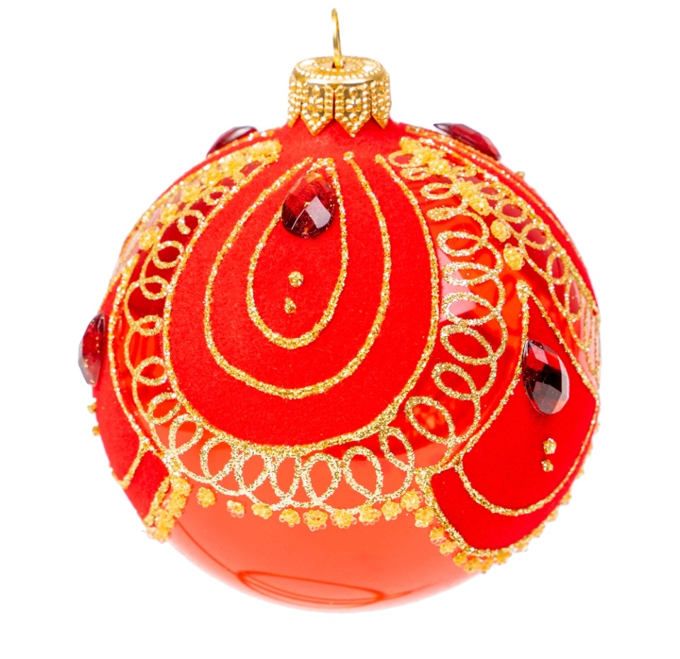 

Игрушка для елки Irena Коллекция Традиции шар ручной работы