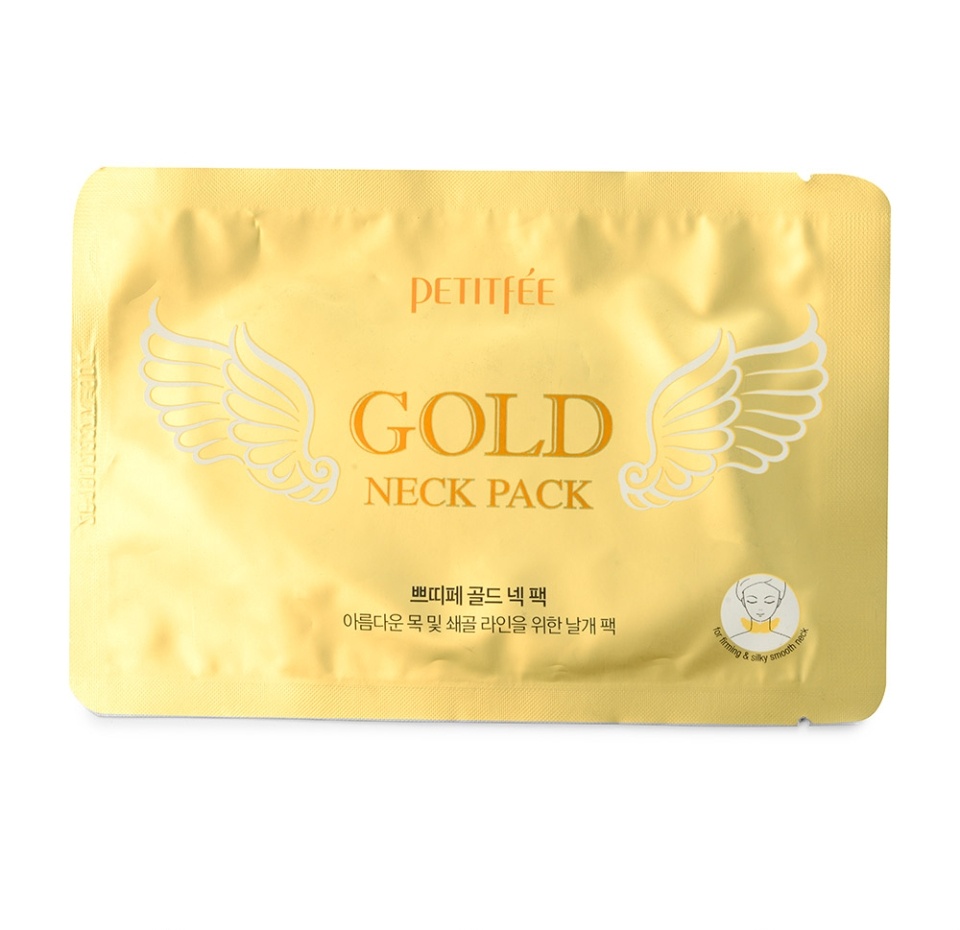 

Патчи гидрогелевые Petitfree Gold Neck Pack с золотом для шеи 10 мл