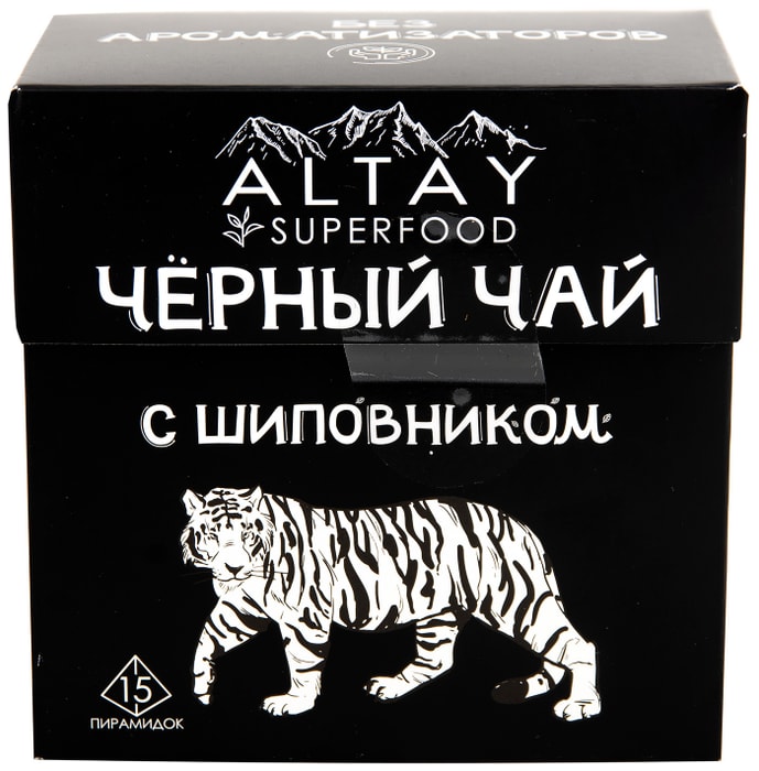 

Чай черный Altay Superfood с шиповником 2 г х 15 пакетиков